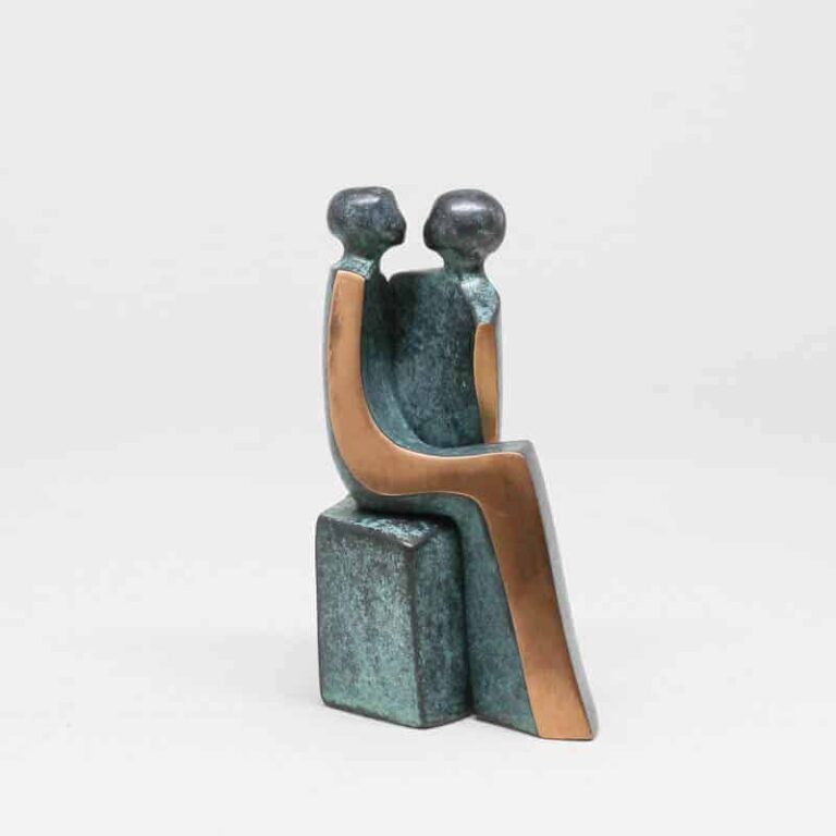 Bronzeskulptur "Tosomhed"