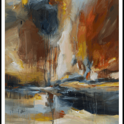 "Summen" - Giclée kunsttryk på bomuldspapir 50x70 cm.