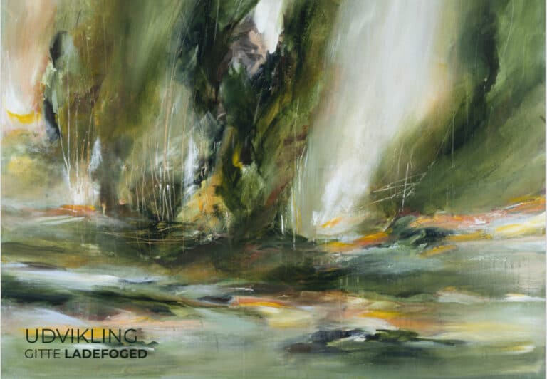 "Udviklingen" - Giclée kunsttryk på bomuldspapir 50x70 cm. - Billede 3