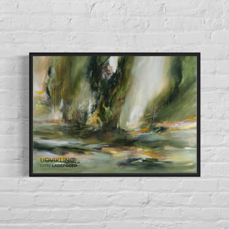 "Udviklingen" - Giclée kunsttryk på bomuldspapir 50x70 cm. - Billede 2