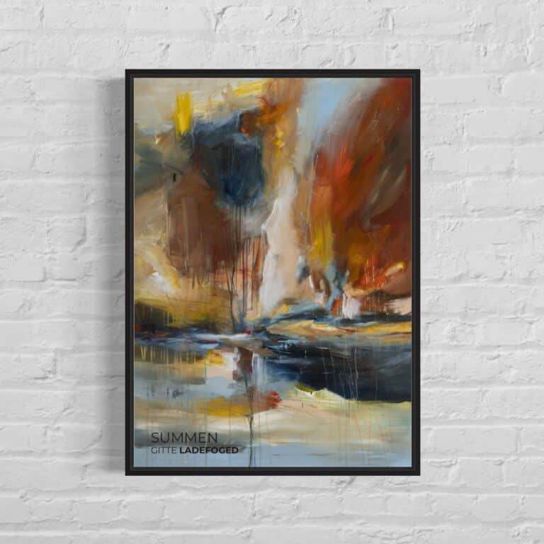 "Summen" - Giclée kunsttryk på bomuldspapir 50x70 cm. - Billede 2