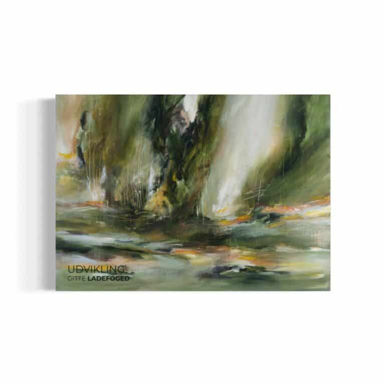 "Udviklingen" - Giclée kunsttryk på bomuldspapir 50x70 cm.