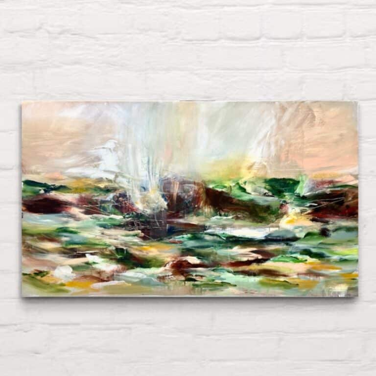 Morgenstund i mosen 70x120