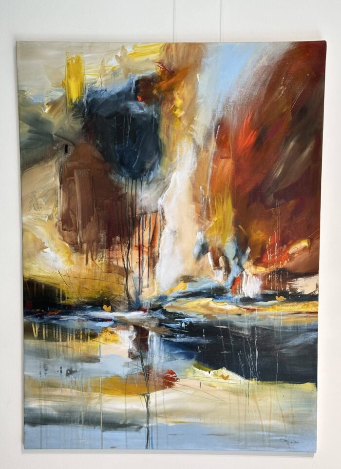 Du bliver ultimativt summen af det du giver din opmærksomhed (70x100 cm.)