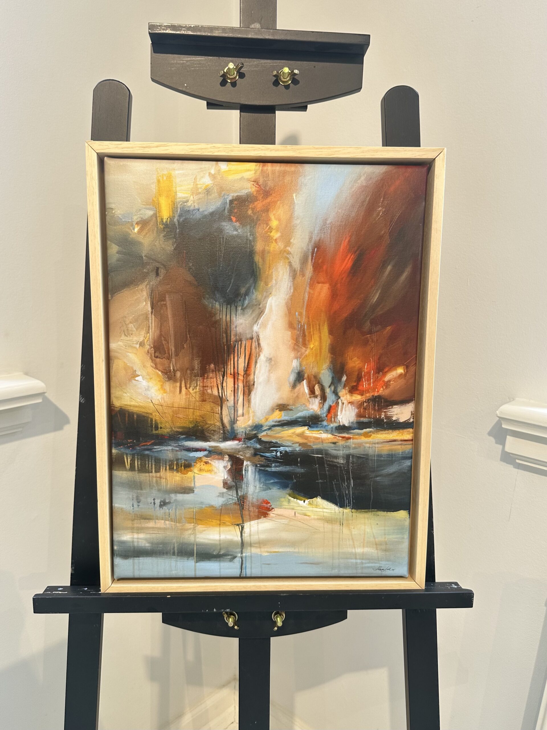 Dit liv bliver ultimativt summen af det du giver din opmærksomhed 30x40 cm.
