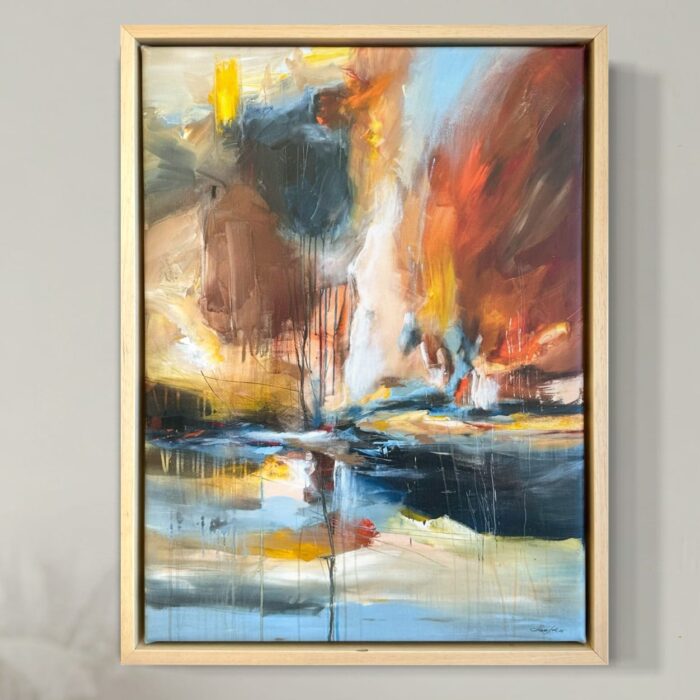 Du bliver ultimativt summen af det du giver din opmærksomhed 30x40 cm.