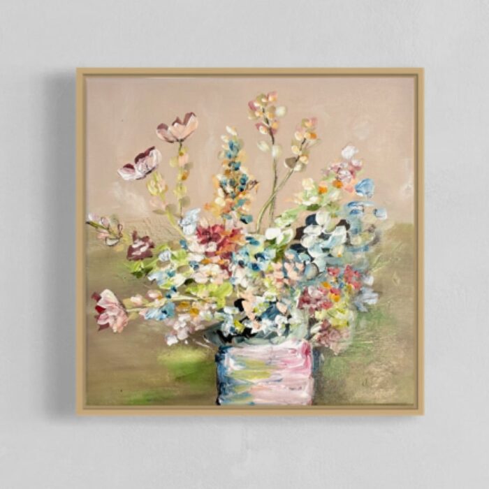 Blomster i potte 40x40 cm.