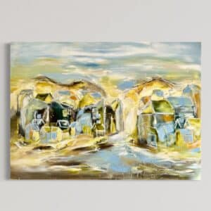 Forårsguld i puebloen 80x110
