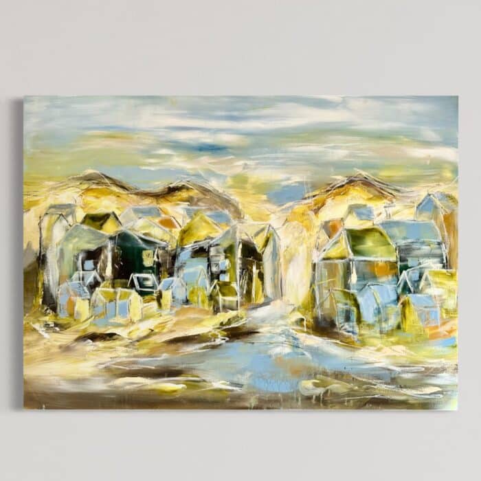 Forårsguld i puebloen 80x110