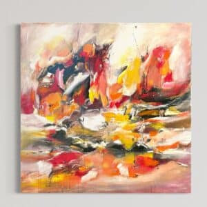 Hvis du bare har brug for et kæmpe skud energi, før du går ud af døren 100x100 cm.