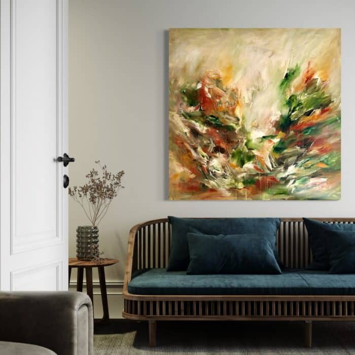 Åndehul 110x110 cm. - Billede 3