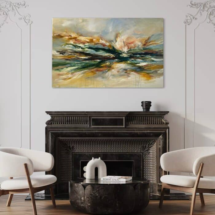 Der findes intet smukkere sted i verden, end Danmark, på en smuk sommerdag (vælg selv dit hav) 100x160 cm.- reserveret - Billede 2