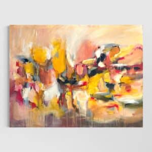 Sanselighedens evne til indføling og selvkærlighed 100x130 cm.