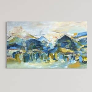 Skumring i puebloen 70x120 cm.