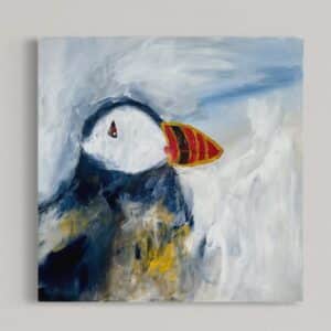 Søpapegøje 50x50 cm.