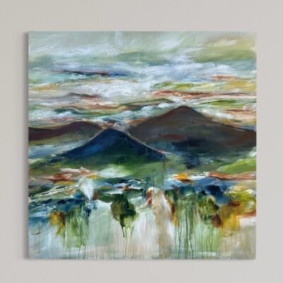 Dreamscape (Drømmelandskab) 100x100 cm.