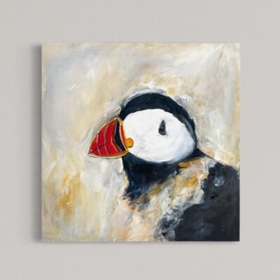Søpapegøje 50x50 cm.