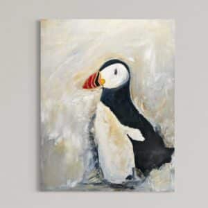 Søpapegøje, stående 60x80 cm.