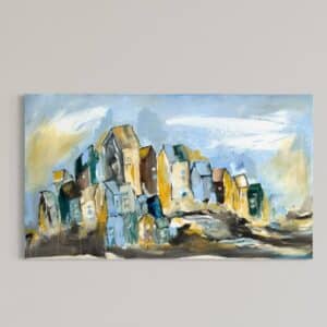 Lykke i puebloen I 60x105 cm.