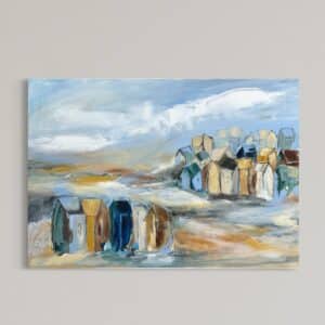 Lykke i puebloen II 70x100 cm.