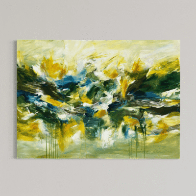 Blue & Green II 70x100