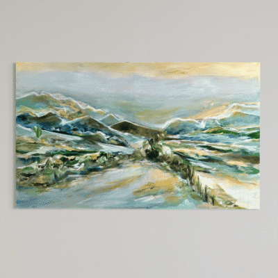 Tankeflugt 100x180 cm.