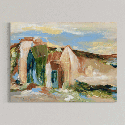 Positive eskapismer 60x80 cm. #1