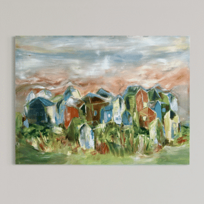 Aftenstemning 85x115 cm.