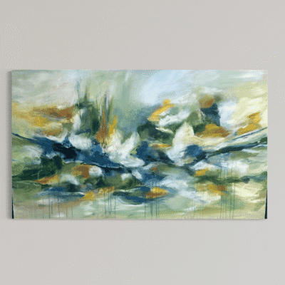 Blue & Green 70x120 cm.