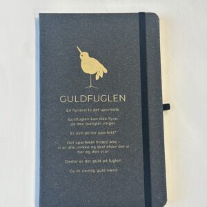 Notesbog A5 med guldfuglens vise kvidren