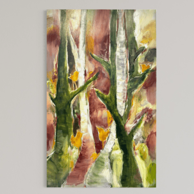 Fjerlet kommunikation 80x130 cm.