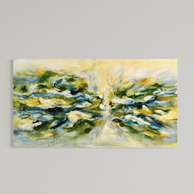 Blue & Green 70x130 cm.