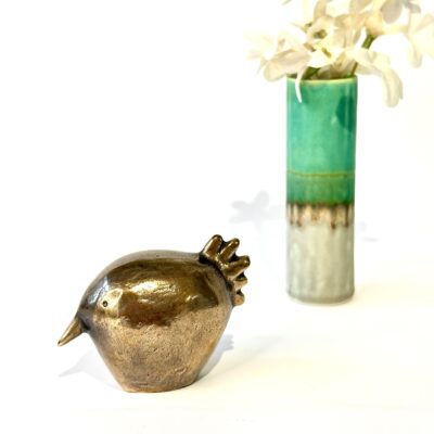 TROFAST, figur i massiv bronze, blank poleret