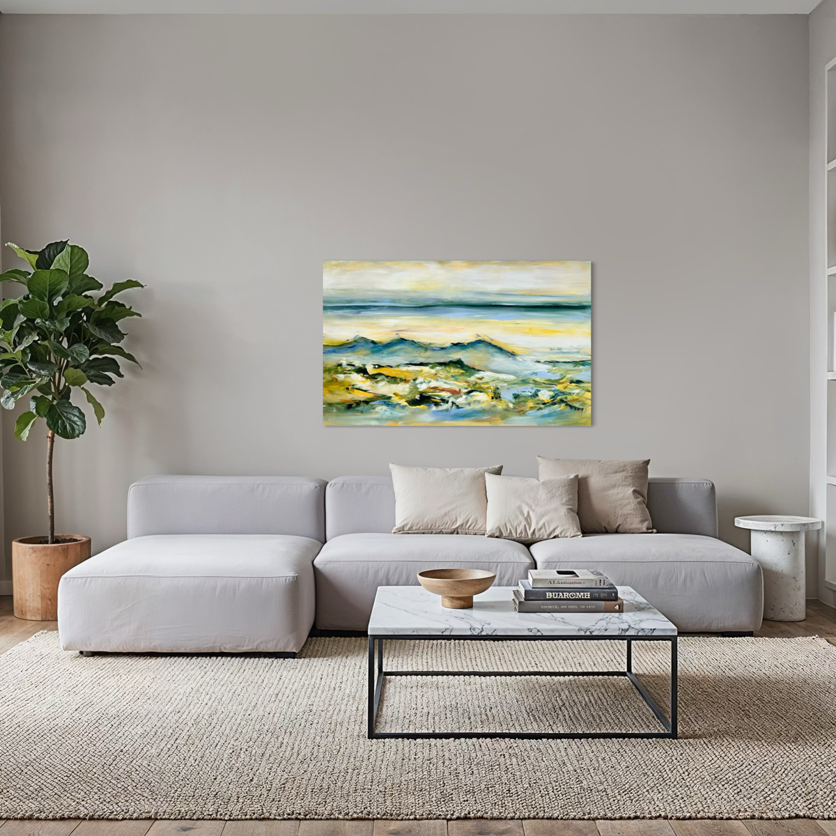 Livets enkelthed II 100x120 cm. - Billede 5