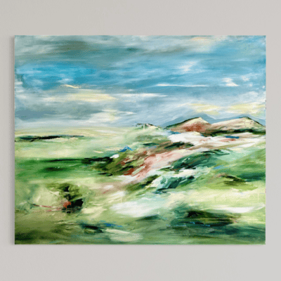 Livets enkelthed I 100x120 cm.